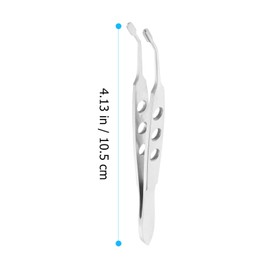 OSALADI Sin Meibomb Gland Expressor Stainless Steel Eyelid Massage Tweezers Professional Facial Care Pliers Craft Tweezers for Dry Eyes Tweezers