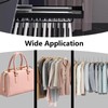 WOPPLXY Black Extendable Clothes Rail, 292 mm Steel Extendable Clothes