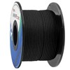 emma kites Black UHMWPE Braided Cord High Strength Least Stretch