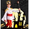 RuuYiicoco Boys Prince Charming Costume Cosplay Dress-Up Medieval Royal King