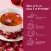 Rose Bud Tea Dried Red Rose,MQUPIN Rose Tea 100% Natural