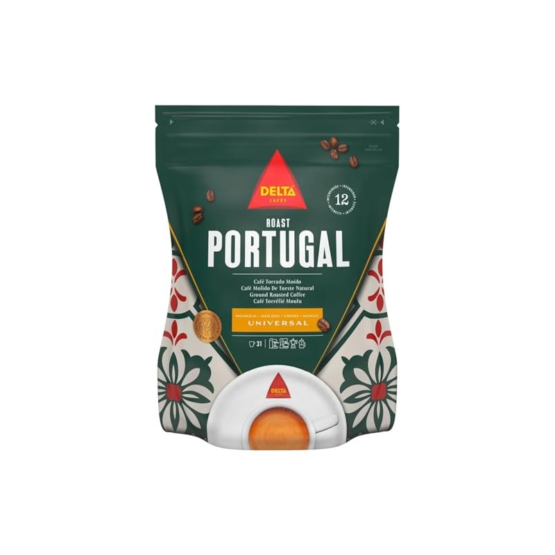 Delta Portugal Ground Roasted Coffee | 220g x 4