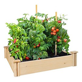 Greenes Fence Rc4s4b Cedar Raised Garden Kit, 5-1/2"x48"x48"
