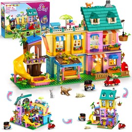 HOGOKIDS Girl Friends Family House Building Toy with Light for Girls & Boys