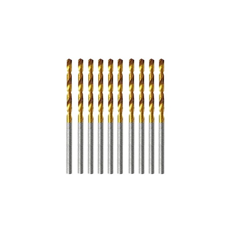 HSS Drill Bit 0.5 mm Titanium DIN338 N 10 (0001)