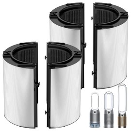 2 Pack 360° Combi Glass HEPA+Carbon Filter for Dyson TP04 HP04 Air Purifier