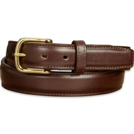 Bullhide Belts Mens Leather Belt for Casual Dress, 1.25" Wide, Brown, 38 Inches