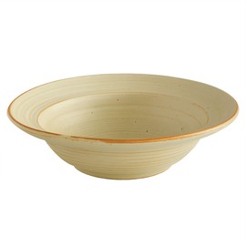 VSPDVO Retro Distressed Style Ceramic Straw Hat Bowl for Fruit Salad Soup Noodle and Decorative Kitchen Counter