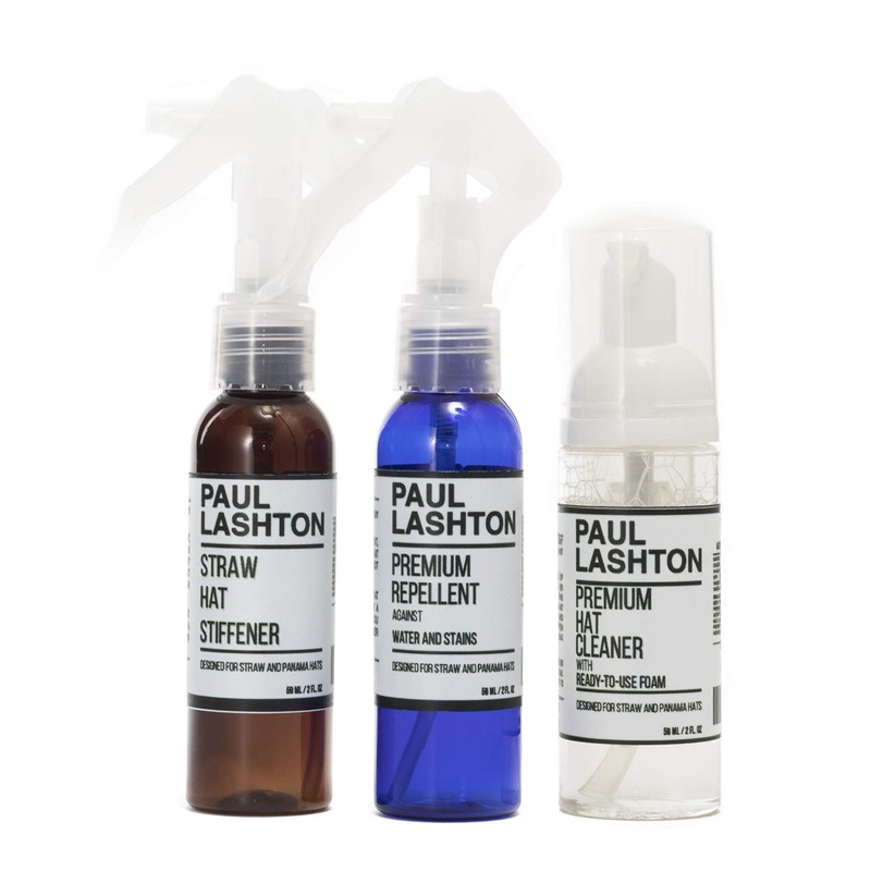 Paul Lashton Complete Premium Hat Care Kit with Foam Cleaner,