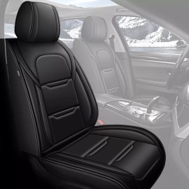 Unbranded Faux Leather 5-Sits Car Seat Covers For Subaru Outback 2010-2024 Front&Rear Set