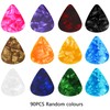 150 Pcs Guitar Picks Sampler Value Pack Mixed Colorful 0.71mm