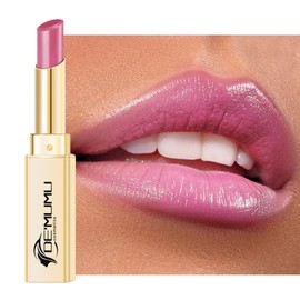 DE'MUMU Pink Lipstick for Women Hydrating Lipstick Glossy Moisture Lip Gloss Sheer-Medium Coverage Long Lasting Lipsticks for Dry Lips DM88 Light Pink