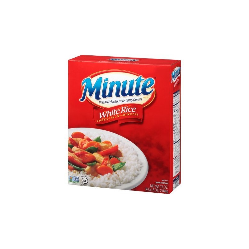 Minute Instant Enriched Long Grain White Rice, 72oz (3 Pack)