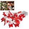Snowman String Lights Cute Snowman Design 6.6ft Long Remote Control