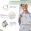 Maison d' Hermine Cloth Apron 100% Cotton (70 cm x