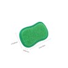 Baluue 2sets Convenient Scrub Sponge Compact Dish Sponges Yellow Cleaning