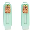 2 Pcs Retractable Pencil Eraser Cute Capybara Sliding Push Pull