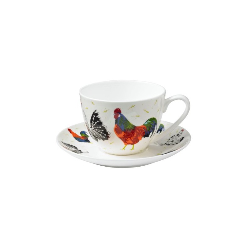 Rooster Cup & Saucer