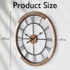 Oakrain Wall Clock for Living Room Decor, 27.5'' Big Clock