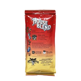 Raven’s Brew Coffee Gourmet Dark Roast Ground Coffee - House Blend 12oz Bag