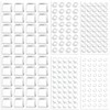 STSTR 222PCS Bump Dots for Visually Impaired, Mixed Sizes Shapes