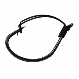 Gamakatsu Drop Shot/Split Shot Weedless Hook-5 Per Pack (Black, 2/0)