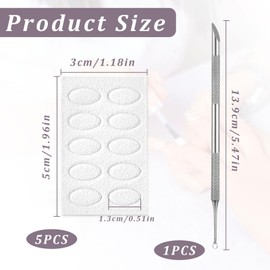 Cuticle Remover, Cuticle Pusher, Cuticle Remover, Cuticle Cutter, Cuticle Pusher, Nail Pusher, Cuticle Removal, Stainless Steel Manicure Sticks, Double Head Cuticle Pusher for Manicure