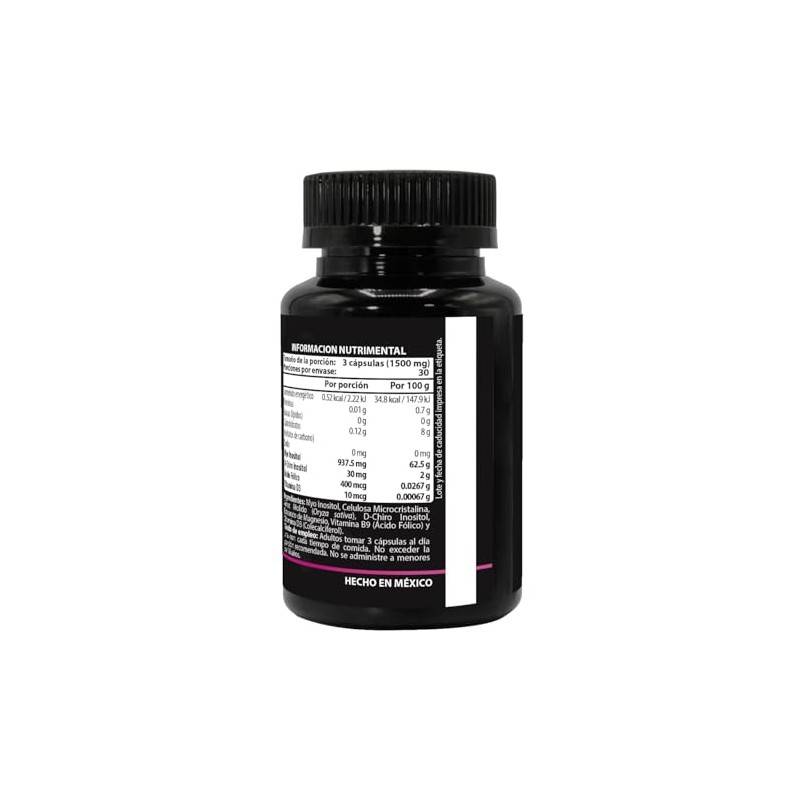 Myo Chiro Inositol Hql Natural Caps 500mg