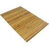 VIVAAS Bamboo Roll Up Bath Duckboard Mat 40X60 cm Non