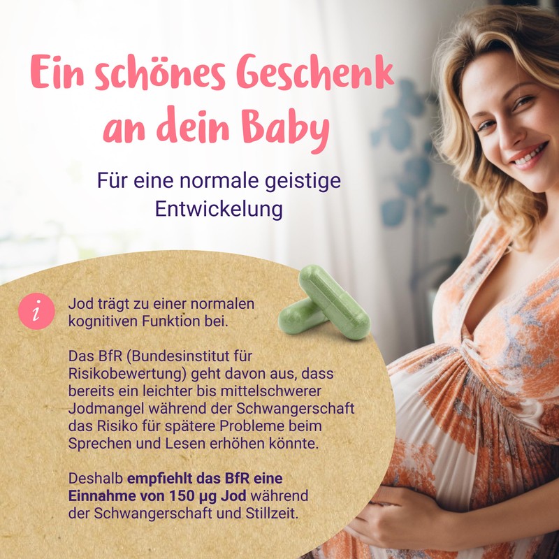 Organic Iodine Tablets - for Pregnancy & Breastfeeding - 150