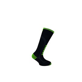 Eurosock Kids' Silver Lite Jr Ski Socks, Black, XS(2-Little 4 Big