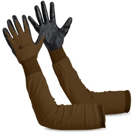 Gastody™ Long Gardening Gloves Women and Men L - Long Sleeve Garden Gloves Multipurpose Heavy Duty Outdoor and Indoor - Long Cuff Garden Gloves - Thorn Resistant Protective Work Rose Pruning Gloves