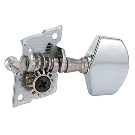 Golden Gate F-2218 Acoustic Guitar Tuners - 6 Individual (3+3) - Chrome