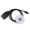 keisnoaja Car 16Pin OBD2 USB Interface Adapter KKL Cable Test Line