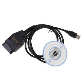 keisnoaja Car 16Pin OBD2 USB Interface Adapter KKL Cable Test Line
