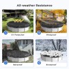Future Way Black Round Pool Cover Winter Swimming Pool Cover