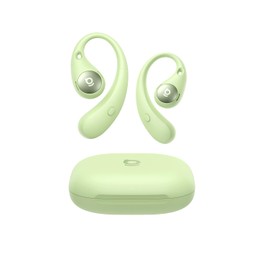 Baseus Eli Sport 2 Open-Ear Headphones Wireless Earbuds,Secure Earhook Sport Design,Ultra-Comfort,4-Mic Clear Calls, IP57 Waterproof,45H Play, Bluetooth 6.0 Earhook Fit Running Workout Gym -Green