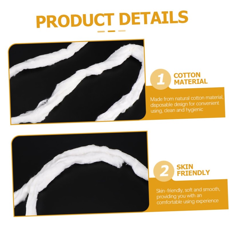 IWOWHERO 2bags Makeup Nail Art Perms Cotton Balls Soft Skin-friendly