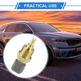 VekAuto 1 Pcs Water Temperature Sensor Compatible for Daihatsu Terios for Toyota, No.8942287102 Plastic Metal Black