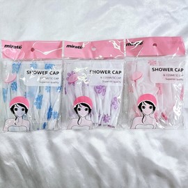 Tri-Color Salon Hair Cap Accessory Flower Purple 6ea