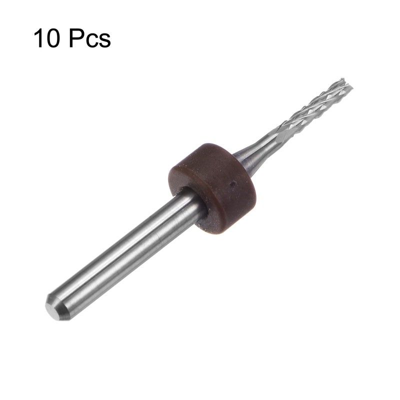 QUARKZMAN 10 Pieces Milling Cutter 1.8 mm Solid Carbide CNC