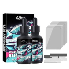 DZCKTFYGRT Upgrade Windshield Crack Repair Kit, 2025 New Cracks Gone Glass Repair Kit, Professional Windshield Chip Repair, for Daily Vehicle Maintenance, Car Glass Repair Tool (2pcs)