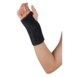 Blue Jay An Elite Healthcare Brand Universal Cockup | Wrist Splint for Carpal Tunnel Syndrome | Slip-on Wrist Splint Brace | 5.5" - 8.5" inch (Black)