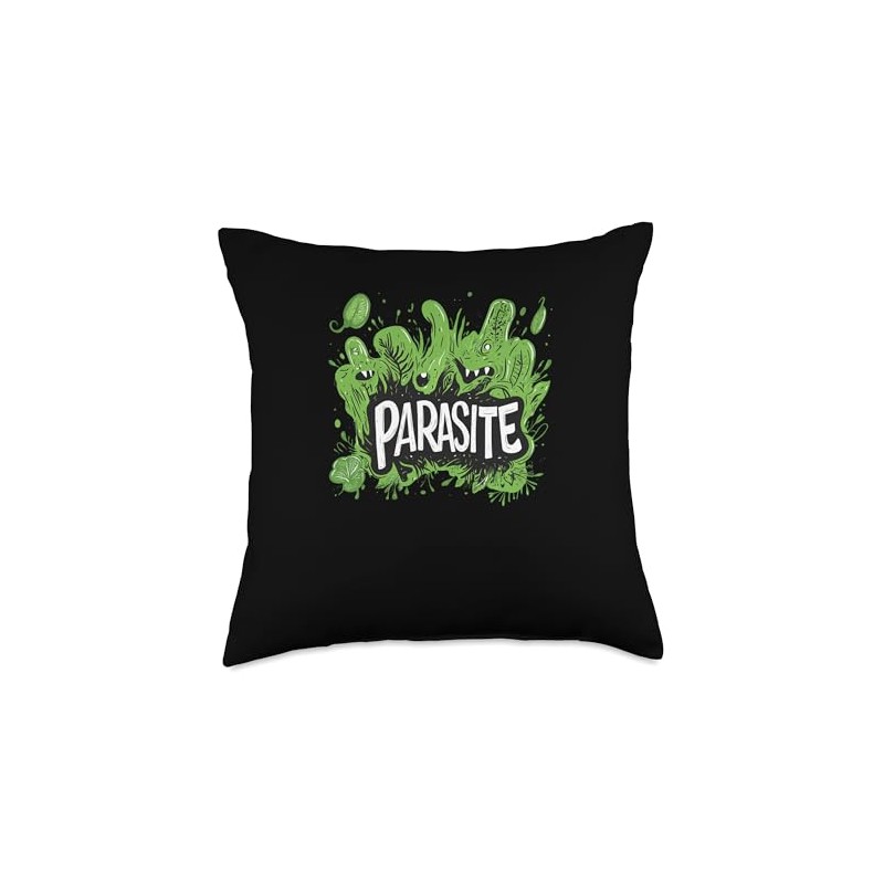 Parasite Mode Activated with this Statement Graphic Throw Pillow