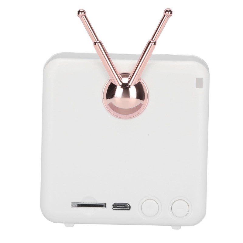 TV Shaped BT Speaker Wireless Lightweight Portable Mini Classic Style