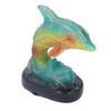 Animal Table Lamp Retro USB Plug in Decorative Resin Dolphin