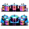 Acrylic Liquid Container 5 PCS Stainless Steel Acrylic Liquid Powder