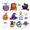 HEYTRCO 12PCS Halloween Witch Iron on Patches, Cute Cauldron Ghost
