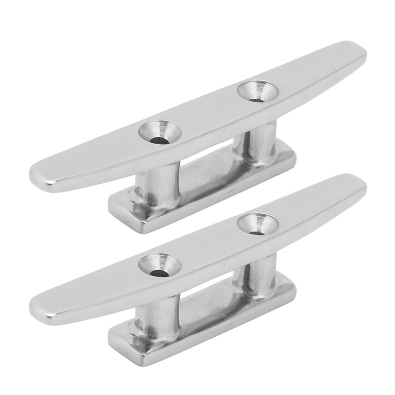 2PCs Open Base Boat Cleat 4in Universal Fit for Watercraft