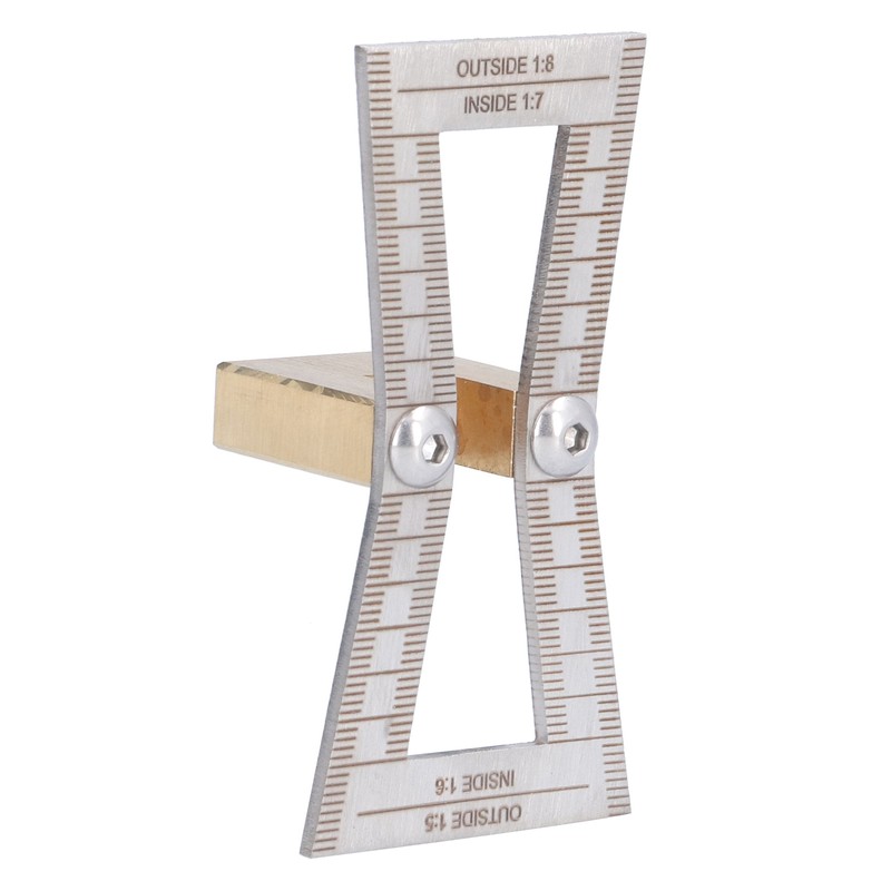 Dovetail Marker Woodworking Dovetail Scribing Gauge Measuring Tool with 1:5/1:6/1:7/1:8